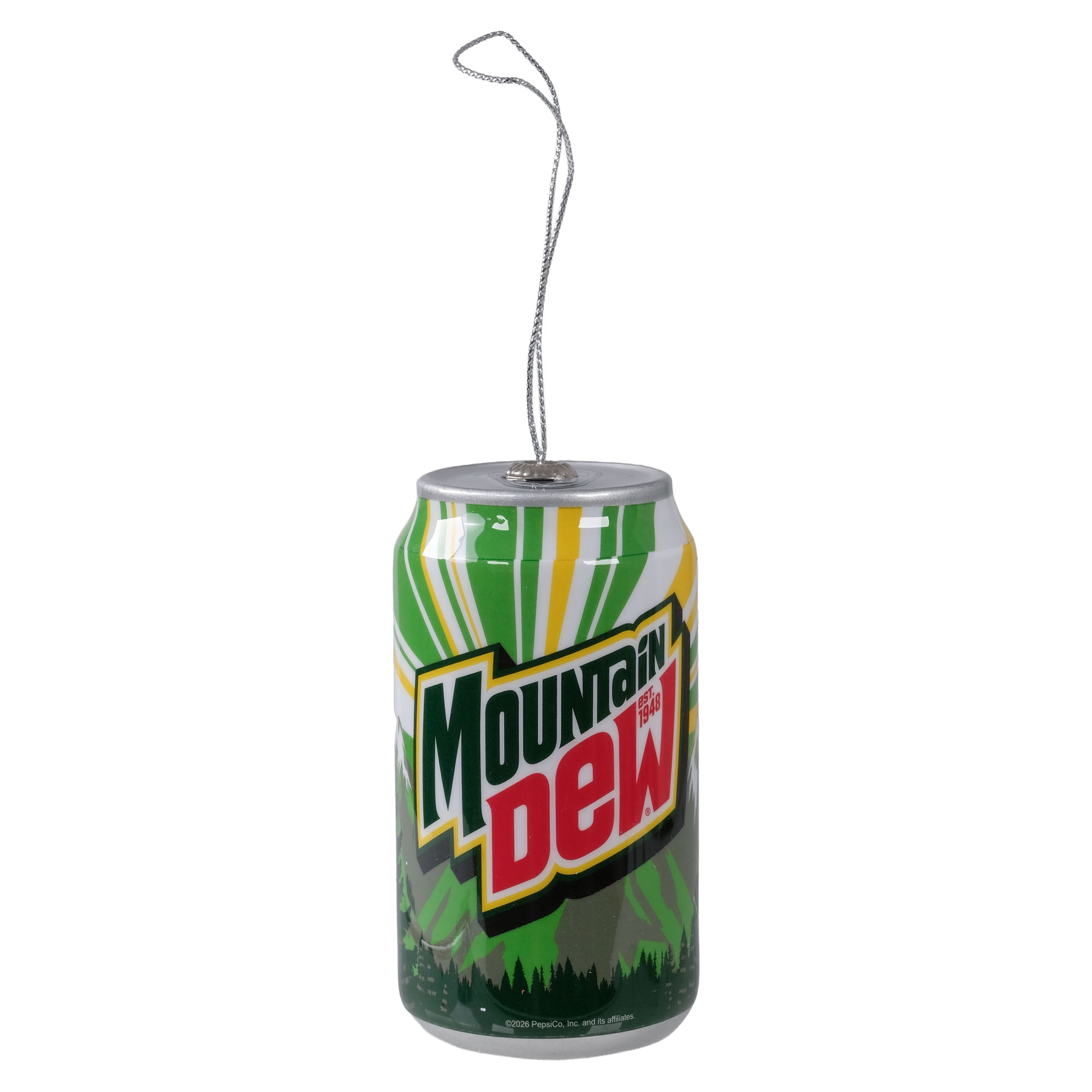 Mountain Dew Can Christmas Tree Ornament