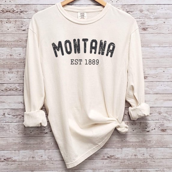 MONTANA EST1889 Graphic Long Sleeve T-Shirt