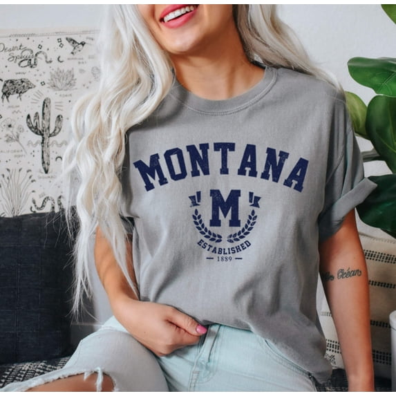 MONTANA Garment Dyed Graphic T-Shirt