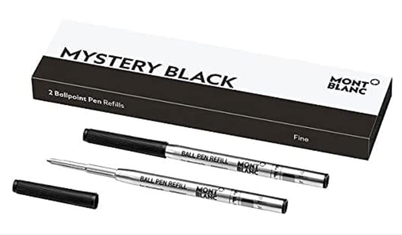 MONTBLANC 128210 BP F 2x1 Mystery Black PF Refill