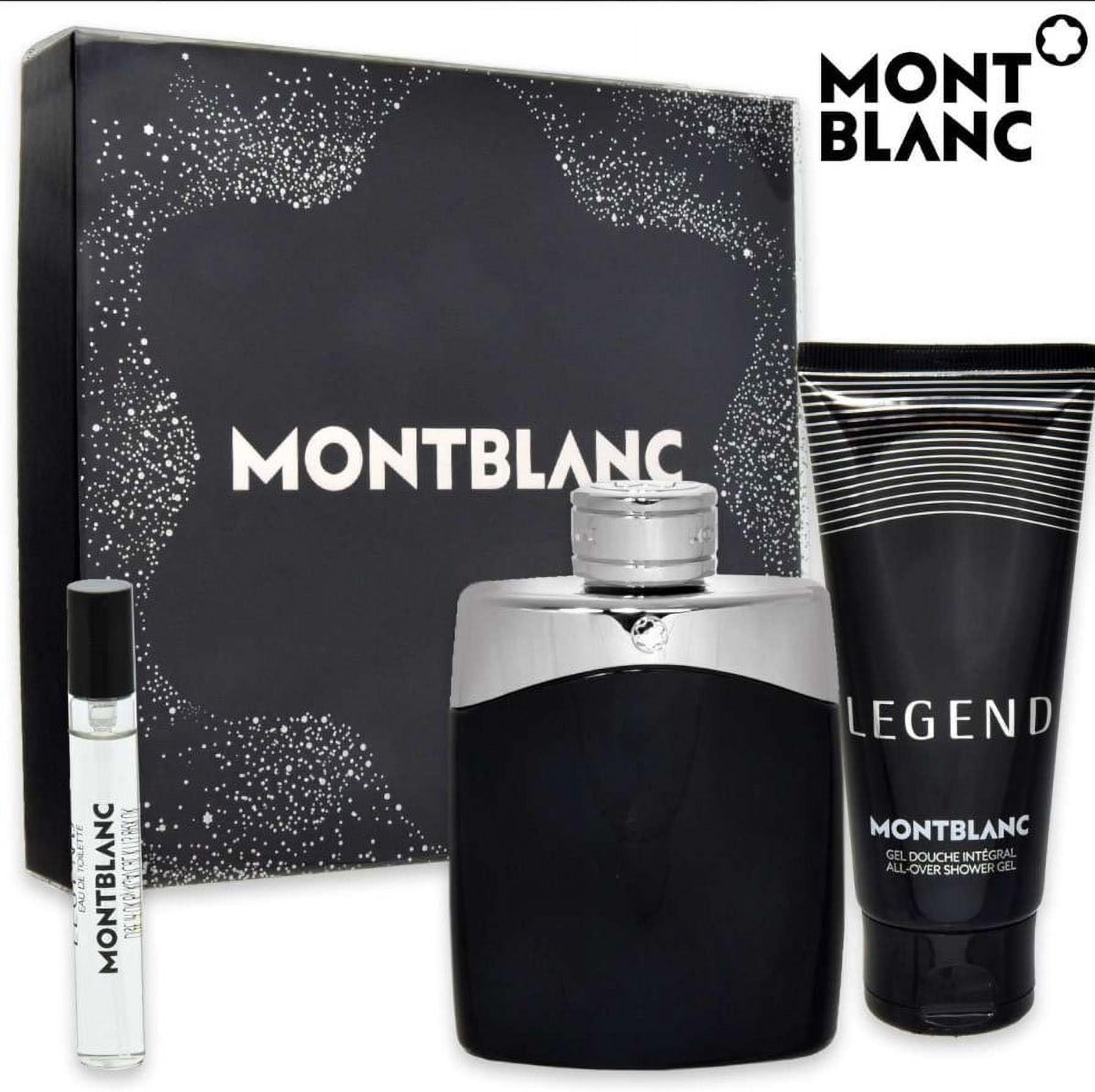MONT BLANC 3本セット MONTBLANC Legend Men Gift Set, Includes: 3.3 Oz EDT, Mini EDT