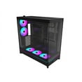 thumbnail image 1 of MONTECH HS02 PRO, ATX Mid-Tower PC Case, Gaming PC, High-Airflow, Reversible Layout, Sturdy Curved Tempered Glass Front Panel, 5x ARGB PWM Fan Pre-Installed, Sink-in Design, Toolless Panels, Black, US, 1 of 17
