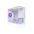 thumbnail image 1 of MONTECH KING 15 PRO Micro-ATX PC Case, Curved Panoramic Glass, Chimney Airflow, 360mm Radiator Support, Compact Build for High-Performance Systems, 4 ARGB PWM Fan Pre-Installed with Fan Hub, White, 1 of 8