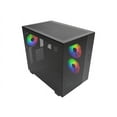 thumbnail image 1 of MONTECH KING 65 PRO ATX Mid Tower Gaming PC Case, Dual Chamber, High Airflow Mesh Panels, Supports RTX 40 Series, 3 Pre-Installed ARGB Fans, Tool-Free Access, Tinted Glass - Black, 1 of 11
