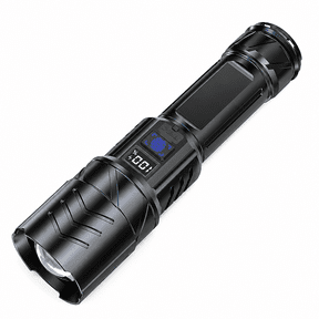 MONTERA 1000000 Lumens LED High Powerful Flashlight, Super Bright USB Rechargeable Torch, 5 Lighting Modes, with Digital Display Zoomable IPX4 Waterproof Handheld Torch for Camping Hiking Emergencies