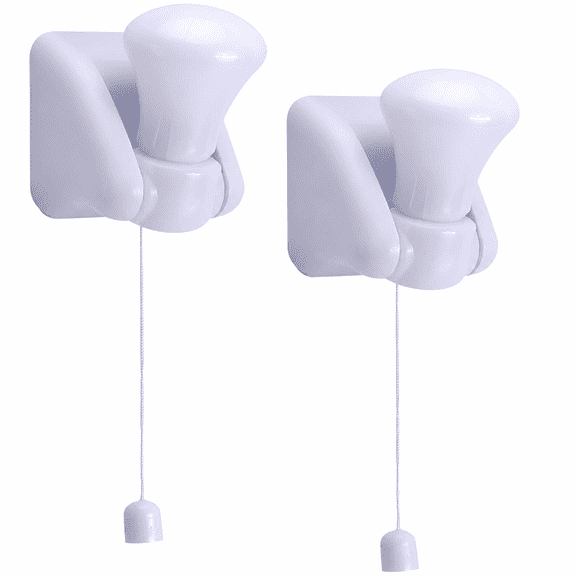 MONTERA 2 Pack Battery Operated Light Bulb,Wireless LED Closet Light Bulb,Self Adhesive Wall Mounted Light Fixture with Pull Chain