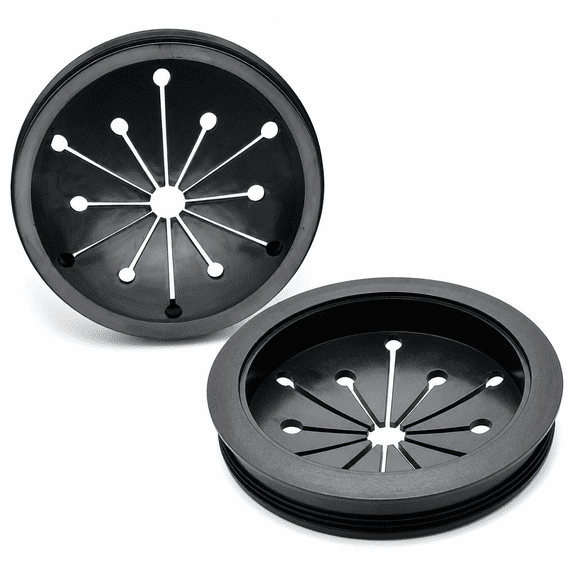 MONTERA 2026 New 2 Pack Garbage Disposal Splash Guard 3-1/8 Inch Collar Sink Baffle Garbage Disposal Stopper Compatible with Ez Mount Disposals