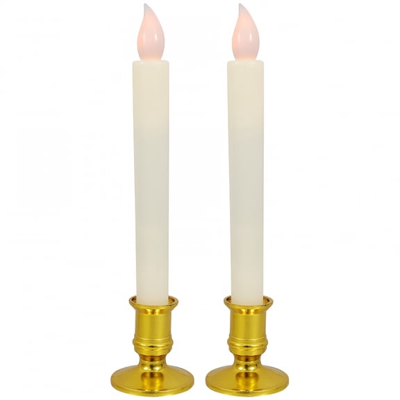 MONTERA 2026 New 2Pcs Led Electric Window Candles Usb Rechargeable for Decoration for Holiday Decor,Window Display,Ambiance Lighting,Home Decoration,Special Occasions.