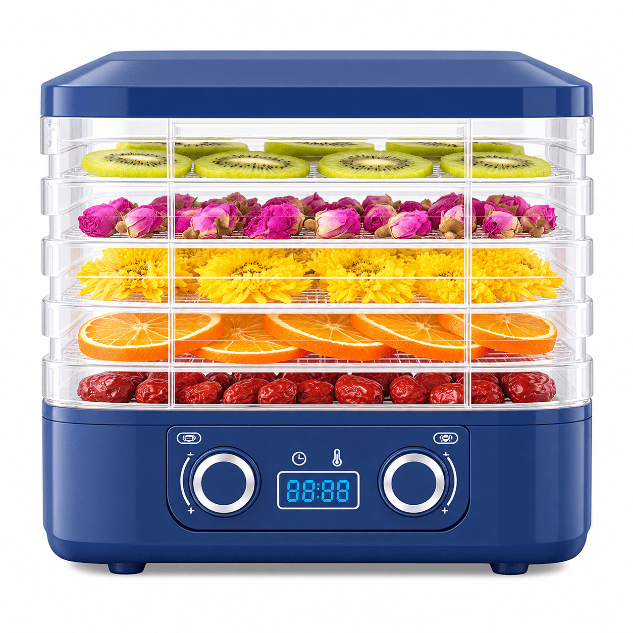 MONTERA Mini Food Dehydrator Machine for Candy & Snacks, 1-48H Timer ...