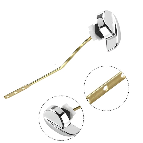 MONTERA 2026 New Side Mount Toilet Flush Lever Handle Angle Toilet Handle Replacement Parts Kit for Toilet,Bathroom,Lavatory