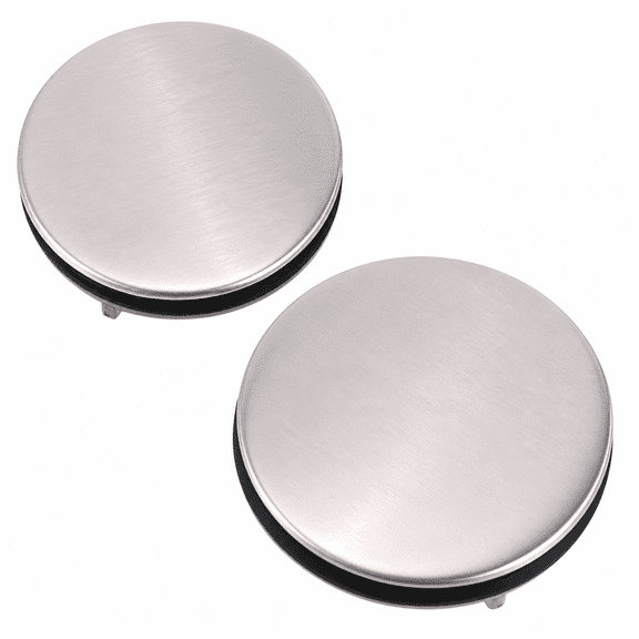 MONTERA 2026 New Stainless Sink Hole Cover Faucet Caps Sprayer 2 Pcs Mounting Holes Stopper Washbasin Plug for Kitchen, Sink, Bathroom, Washbasin, Faucet, Home Improvement