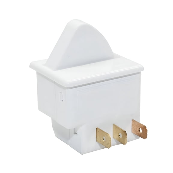 MONTERA 2pcs Universal Door Light Switch for Refrigerators 3 Pin Momentary Push Button Switch Replacement for Fridge and Freezer Door Control Lighting