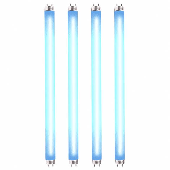 MONTERA 4 Pcs 15W 18 Inch Replacement Uv Bulb F15T8/Bl Uva 365Nm Fluorescent Light Bulbs for 30W Indoor Bug Zapper,F15T8 Black Light Bulbs for Indoor Outdoor Mosquito&Flying Insect Zapper Lamp