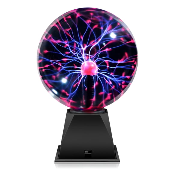 MONTERA 8 inch Extra Large Plasma Ball Purple Red Plasma Lamp Ball
