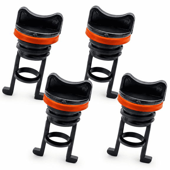 MONTERA Boat Drain Plugs,1.9Cm/3/4In Diameter Nylon Thread Drain Stoppers Kayak Scupper Plug Kit Plugs for Kayak Canoe Dinghy&Boat Accessories