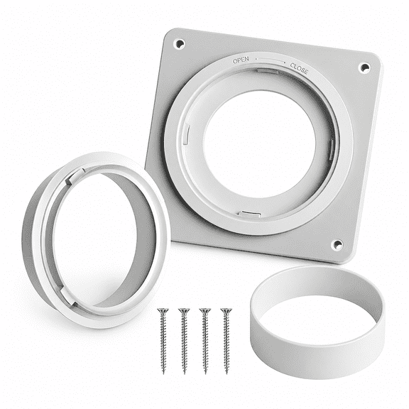MONTERA Dry Vent Window Kit with Dryer Vent Hose Adjustable Window Dryer Vent Panels Quick Installation Reliable Window Vent Kit