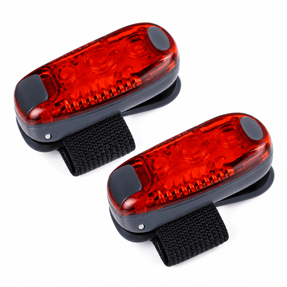 MONTERA LED Safety Light Clip On Strobe Running Lights for Runners Dogs Bikes Walking (Red Light)