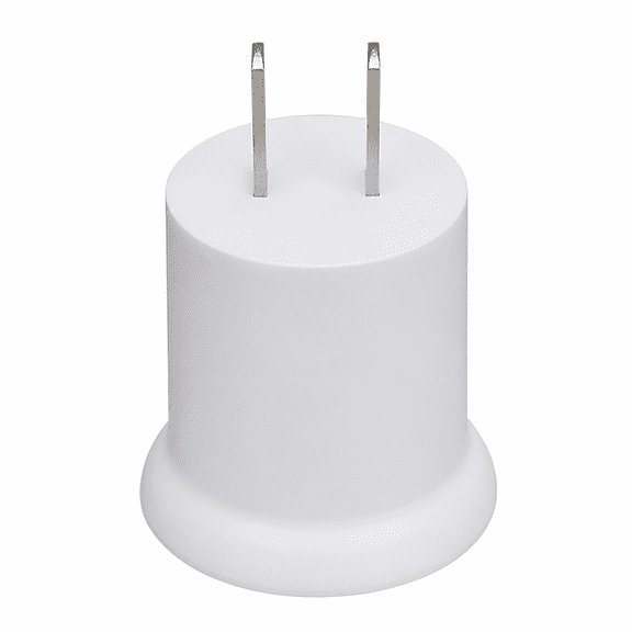 MONTERA Light Socket Outlet Adapter Plug in Light Socket 1 Pcs E26 Conversion Socket Light Bulb Adapter E27 Plug Thread Wall Holder