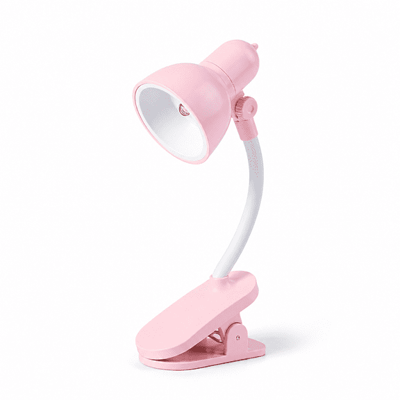 MONTERA Mini Clip Small Table Lamp,Desk Lamp Clip On Light Flexible Gooseneck Battery Operated Reading Lamp with Clamp for Desk,Piano,Headboard and Computers Clip Reading Lamp Household Night Light