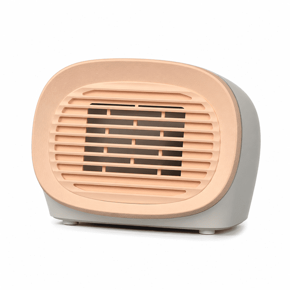MONTERA Mini Space Heater for Indoor Use, 30W Plug-In PTC Heater with Overheat Protection and Tip-Over Shutoff for Desk Office Bedroom