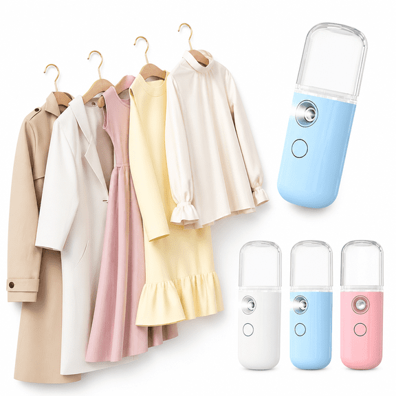 MONTERA Mini Travel Steamer,Cordless USB Charging,30ml Water Tank,Rapid Heating Handheld Garment Steamer for Quick Wrinkle Removal
