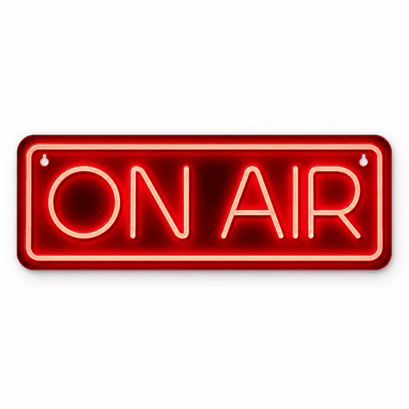MONTERA On Air Neon Sign for Streamers/Gamers - Live Streaming/Recording Light SignRed Cool Led Signs for Studio,Wall,Bedroom,Game Room Decor