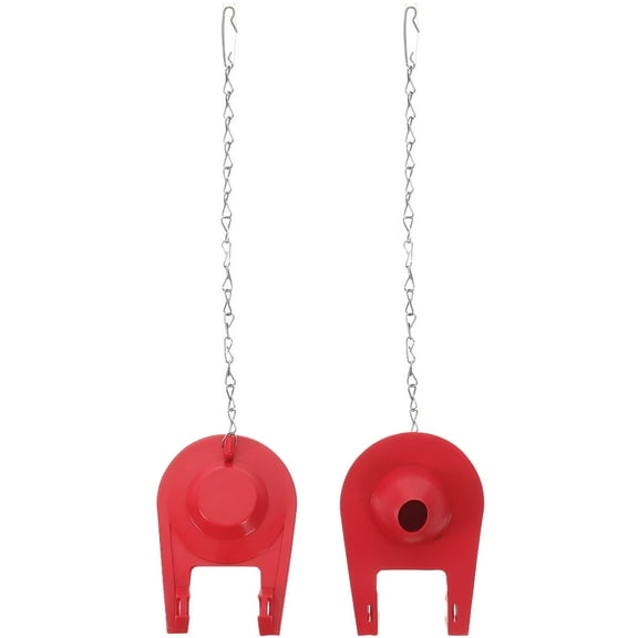 MONTERA Toilet Flapper Replacement,3" Flush Valve,Red