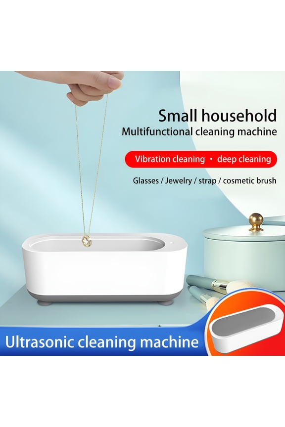 Ultrasonic Cleaner Portable Ultrasonic Jewelry Cleaner 300ML Professional Ultrasonic Cleaning Machine for Glasses Jewelry Rings Necklaces Coin Watches Dentures