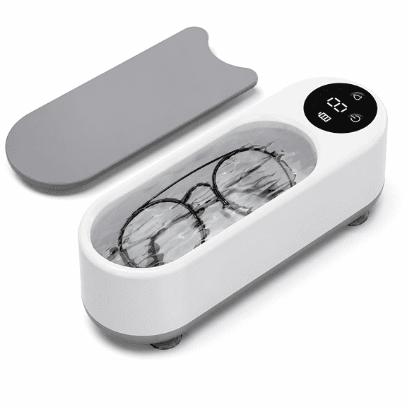 MONTERA Ultrasonic Jewelry Cleaner, 400ML Professional Ultrasonic Cleaner with 45,000 Hz of Sound Waves, Portable Sonic Jewelry Cleaner Machine Clean Pod for Glasses, Rings, Dentures, Diamonds