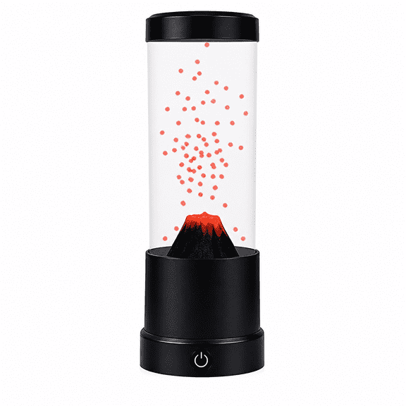 MONTERA Volcano Lava Lamp For Adults,USB Powered Battery Powered Volcano Mini Lava Lamps For Kids,Night For Kids,Moods Lighting,Novelty Lighting