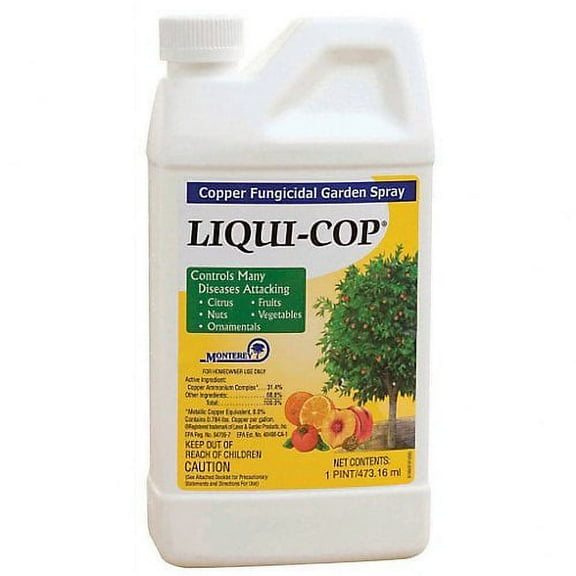 Wetsel Liqui-Cop Concentrate Plant Fungicide - Liquid - 16 Ounce