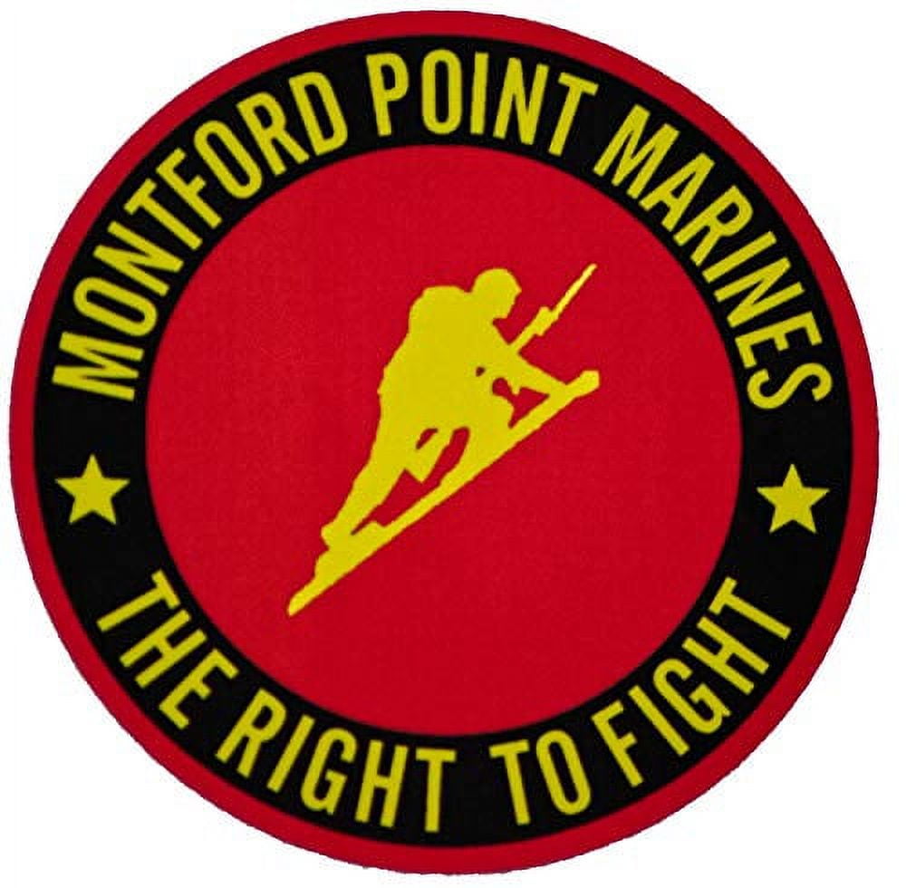 MONTFORD Point Marines Decal Color Veteran Owned Business