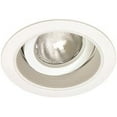 thumbnail image 1 of MONUMENT F000043 7-3/4 x 3-1/4" Par30 6" Recessed Regressed Gimbal Ring Trim, White, 1 of 1