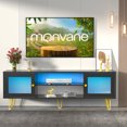 MONVANE Modern TV Stand for TVs up to 65 inch TV,Black