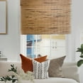 thumbnail image 1 of MOOD Custom Bamboo Shades | NATURAL | Cordless Designer Natural Woven Wood Roman Shades for Windows | Natural Cedar (Great Privacy) | 48.5"W X 60"H, 1 of 7