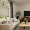 thumbnail image 1 of MOOD Top Down Bottom Up Cellular Shades | Luxury meets function | Cordless, Light Filtering, Insulation, Acoustic Comfort | Honeycomb Blinds for Windows | Amber | 25.5" Width x 72" Height, 1 of 5