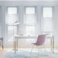 thumbnail image 1 of MOOD Top Down Bottom Up Cellular Shades | Luxury meets function | Cordless, Light Filtering, Insulation, Acoustic Comfort | Honeycomb Blinds for Windows | Cool White | 19" Width x 36" Height, 1 of 5