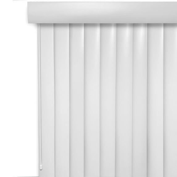 MOOD Vertical Blinds | for Sliding Door, Patio Door, French Door | 46 inch blinds for windows | Premium White | 46 x 58