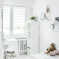 thumbnail image 1 of MOOD Zebra Shades for Windows | Custom Size + Cordless + Durable and Stylish Roller Shade | Day and Night Dual Layer Combi Blind | Pure White (Light Filtering) | 31"W x 24"H, 1 of 9