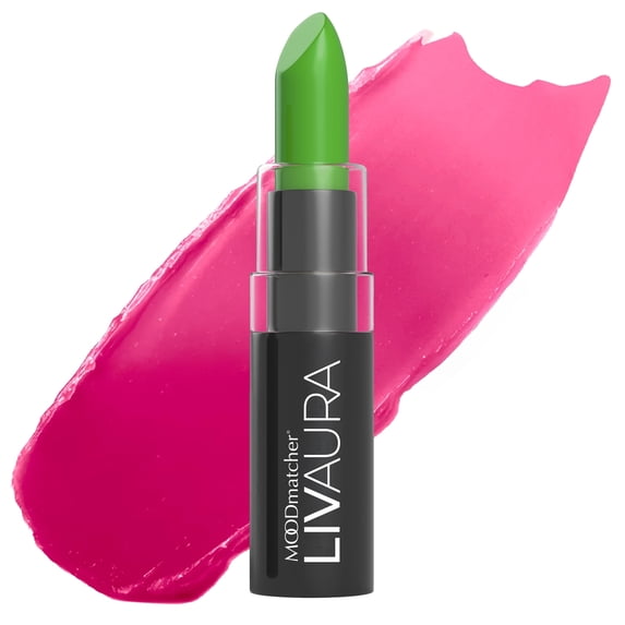LIVAURA MOODmatcher Long Lasting Lipstick for Women – Color Changing Moisturizing Cream Lipsticks, Smudge Proof Lip Stick, Easy to Apply Lip Makeup (Green)