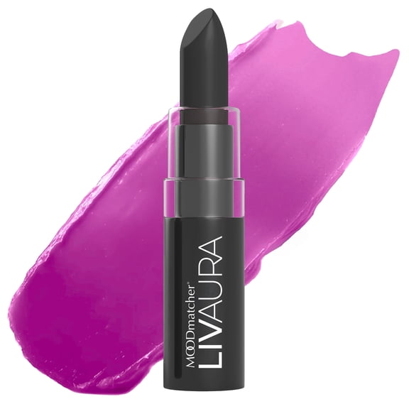 LIVAURA MOODmatcher Long Lasting Lipstick for Women  Color Changing Moisturizing Cream Lipsticks, Smudge Proof Lip Stick, Easy to Apply Lip Makeup (Black)