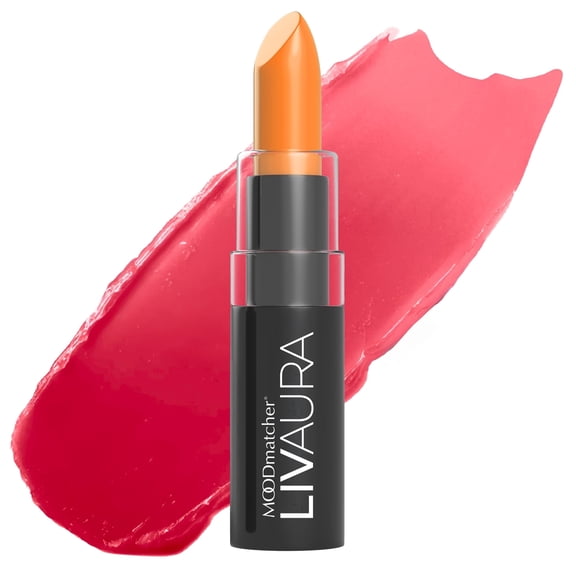 LIVAURA MOODmatcher Long Lasting Lipstick for Women – Color Changing Moisturizing Cream Lipsticks, Smudge Proof Lip Stick, Easy to Apply Lip Makeup (Orange)