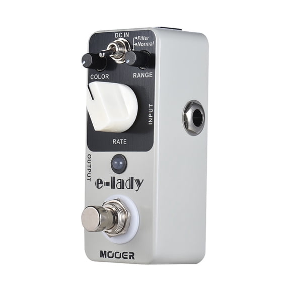 MOOER E-Lady Classic Analog Flanger Pedal Mini Guitar Effects True Bypass Filter Mode, Oscillator Effects