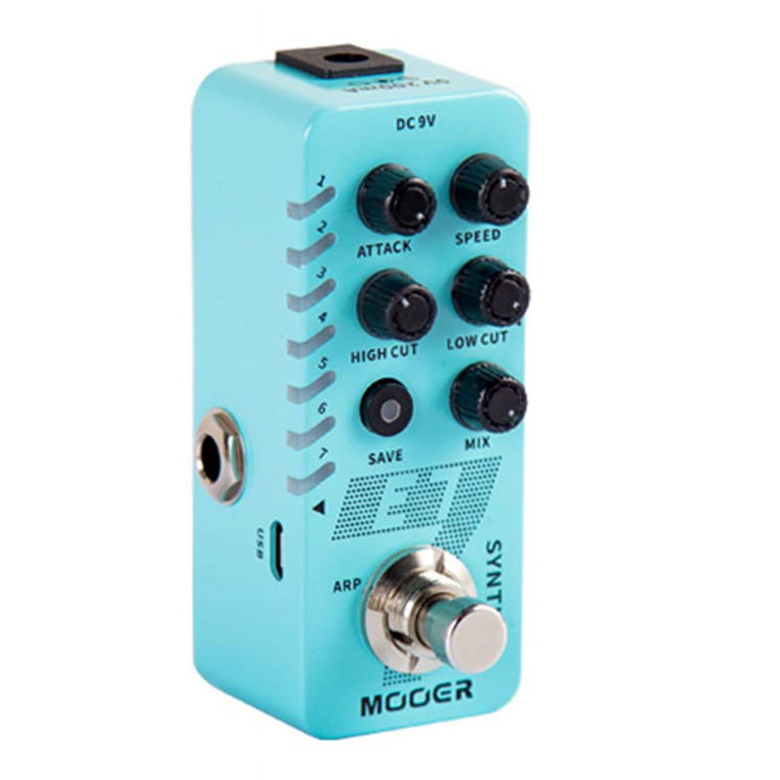 MOOER E7 Polyphonic Synth Guitar Effect Pedal True Bypass 7 Types Custom Synthesizer Tones WAY03