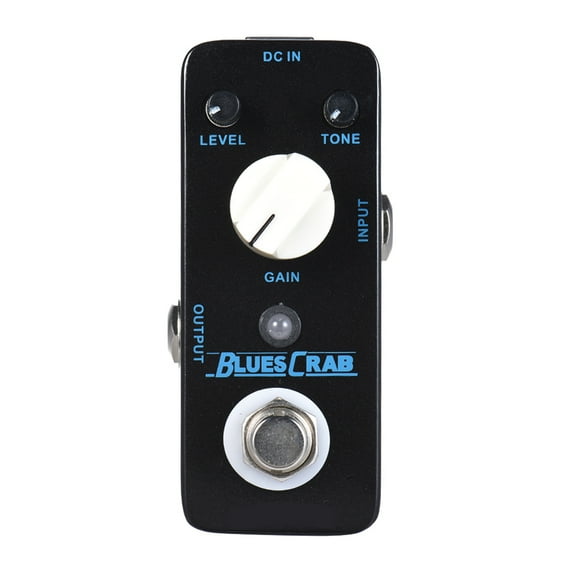 MOOER BLUES CRAB Blues Overdrive Guitar Effect Pedal True Bypass Full Metal Shell