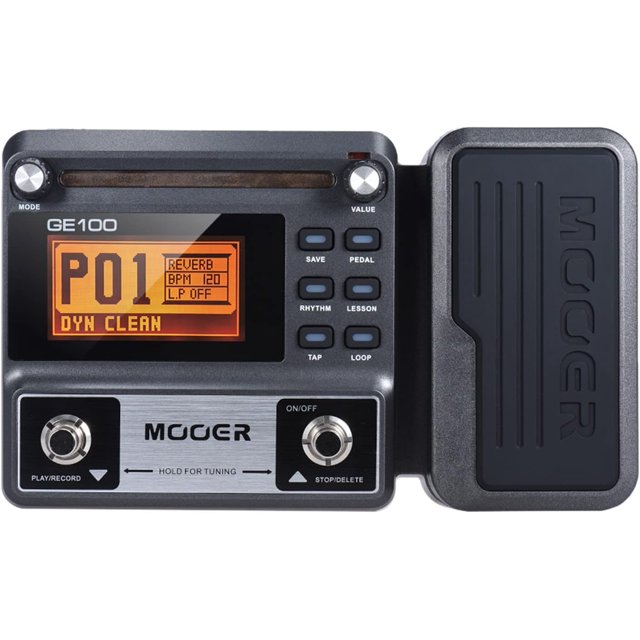 MOOER GE100 Guitar MultiEffects Processor Effect Pedal with Loop