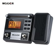 MOOER GE100 Guitar Multi-effects Processor Effect Pedal with Loop Recording180 Seconds Tuning Tap Tempo Rhythm Setting Scale & Chord Lesson Functions