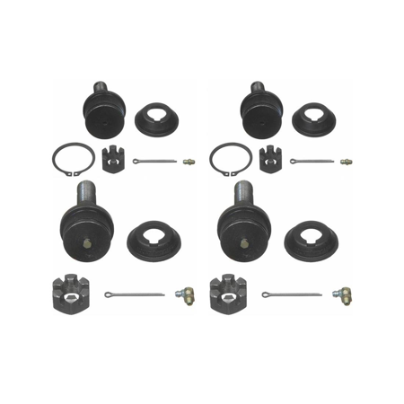MOOG 4PCS Front(Lower+Upper) Ball Joint For 1999-2003 F-250 Super Duty RWD