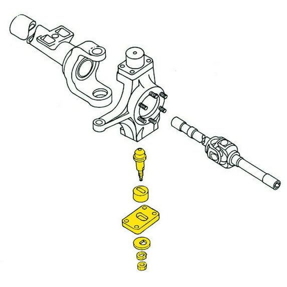 MOOG Chassis Products Allignment Camber King Pin P/N:K992 Fits select: 1973-1991 FORD F250, 1985-1991 FORD F350