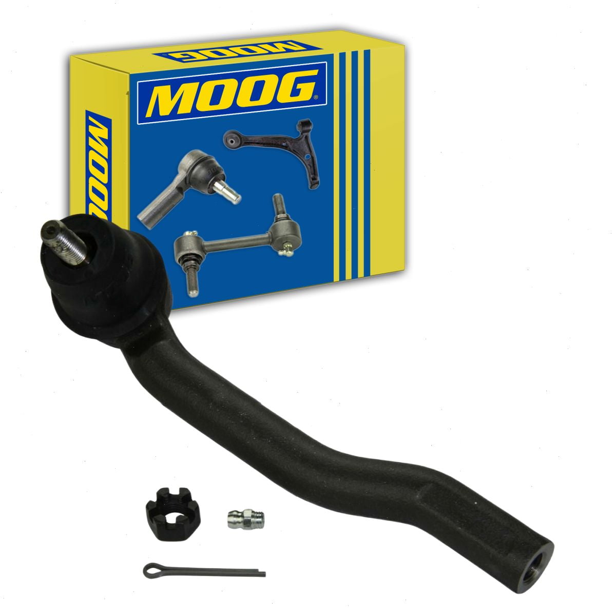 MOOG Left Outer Steering Tie Rod End compatible with Nissan Sentra 1.8L L4 2013-2019